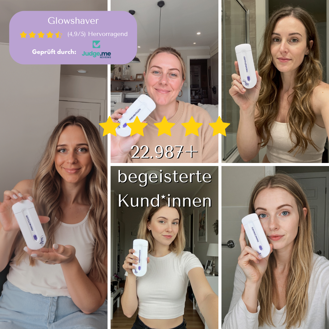 GlowShaver | Schmerzfreie Haarentfernungstechnologie